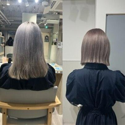 カットとカラーで髪質改善？？