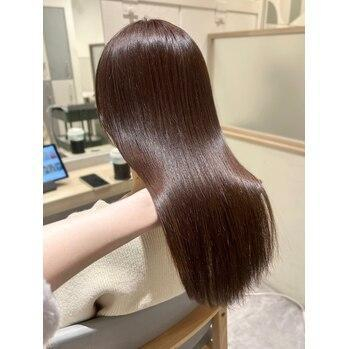 春カラー＊艶感ブラウンベージュ