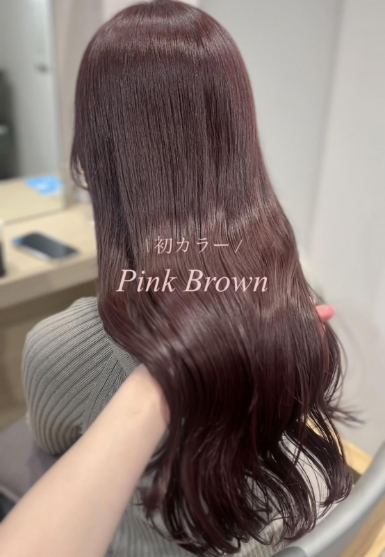 【初カラーは暖色がおすすめ】ブリーチなしでも可愛いピンクカラーをLOVEST KYOTO RIHOがご提案