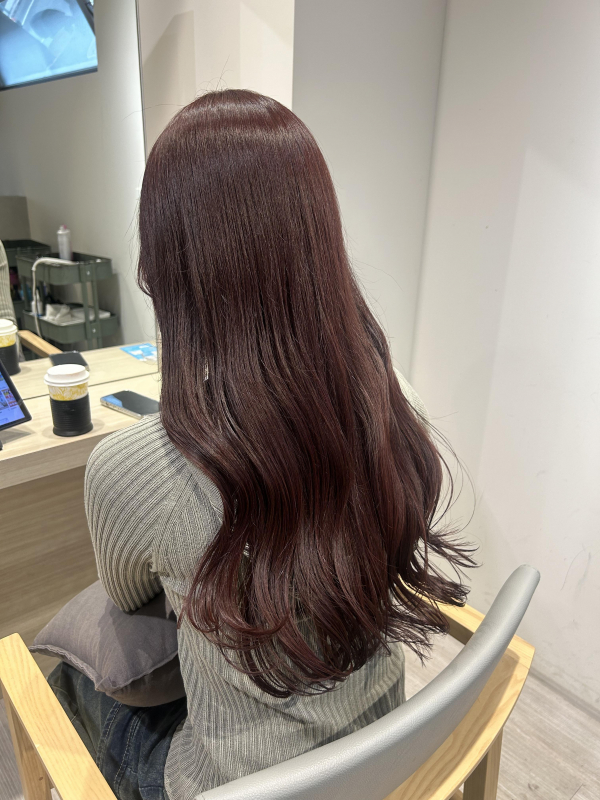 【京都河原町でピンクブラウン】ブリーチなしで叶う大人可愛い暖色カラー