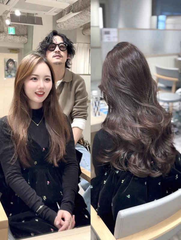 京都・河原町｜レイヤーカット×カラー×バイカルテで叶える艶ロング